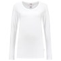 T-shirt Lange Mouw Dames 101010 White M